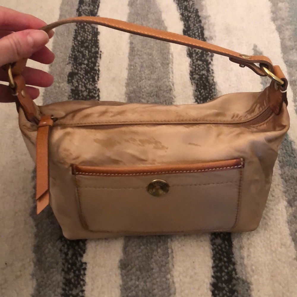 Authentic gold Coach handbag